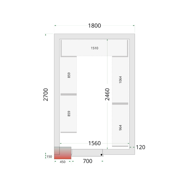 CRNF1827 Shelf Rack System Kit