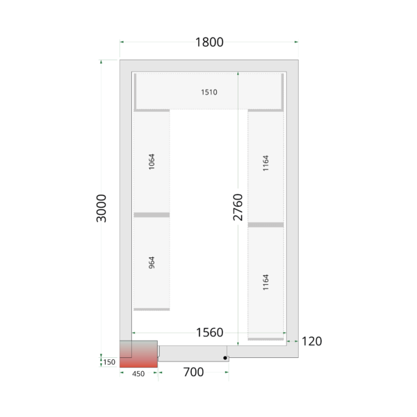 CRNF1830 Shelf Rack System Kit