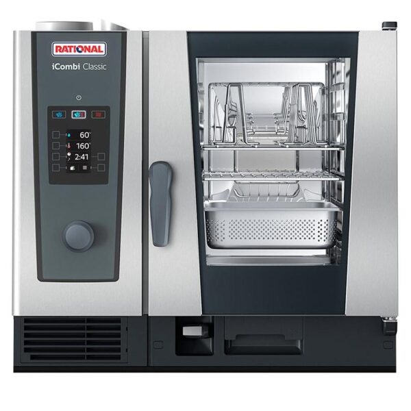 Rational iCombi Classic Electric Combi Oven 6-1/1 Single Phase Electric. 6 Grid. Power: 10.8kW. 50A. Single phase