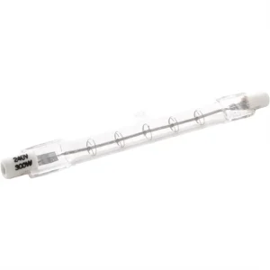 Bare Infrared Quartz Heat Bulb R7 118mm 300W 118mm Lamp. 300W